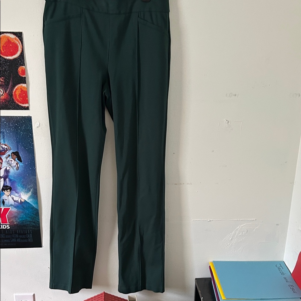 Cato Dark Green Straight Leg Women's Pants